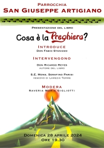 Presentazione libro “Cosa è la preghiera?” – 28.04.2024