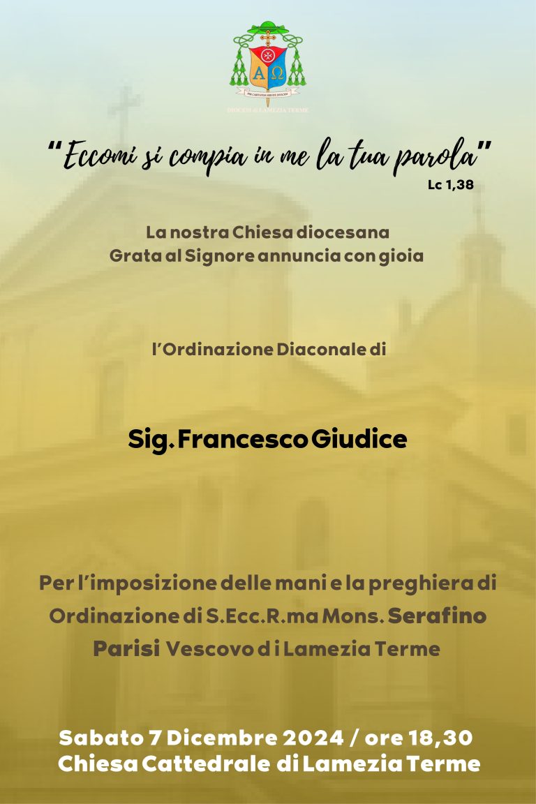 Ordinazione diaconale Francesco Giudice