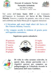 Beatificazione mons. Moietta, nel 2025 Sante Messe in Cattedrale