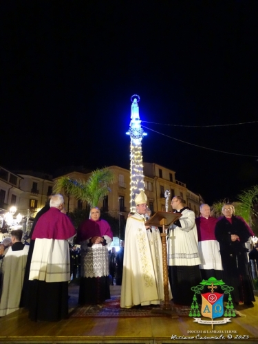 Solennità dell'Immacolata Concezione - Omaggio floreale in piazza Ardito 08.12.2023